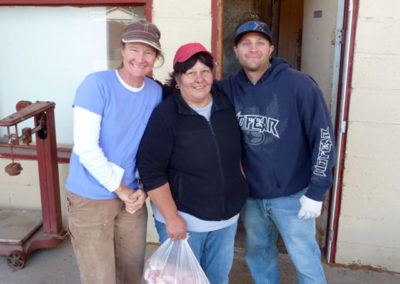 Cynthia with Ida and Kip, Mountain Meat Processing, grassfed beef, Princess Beef, Colorado