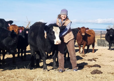 Cynthia Houseweart, Little Princess the Cow, grassfed beef, Princess Beef, Colorado
